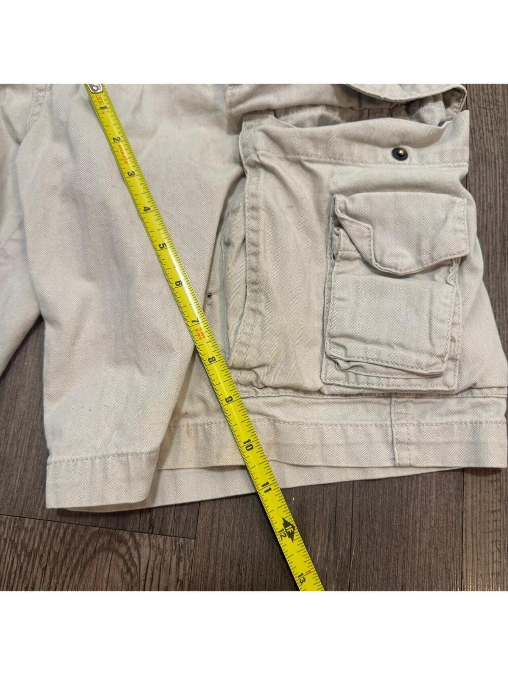 Chaps Kakhi Cargo Shorts - Picture 5 of 5